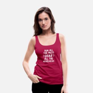 Run on Women's Premium Tank Top